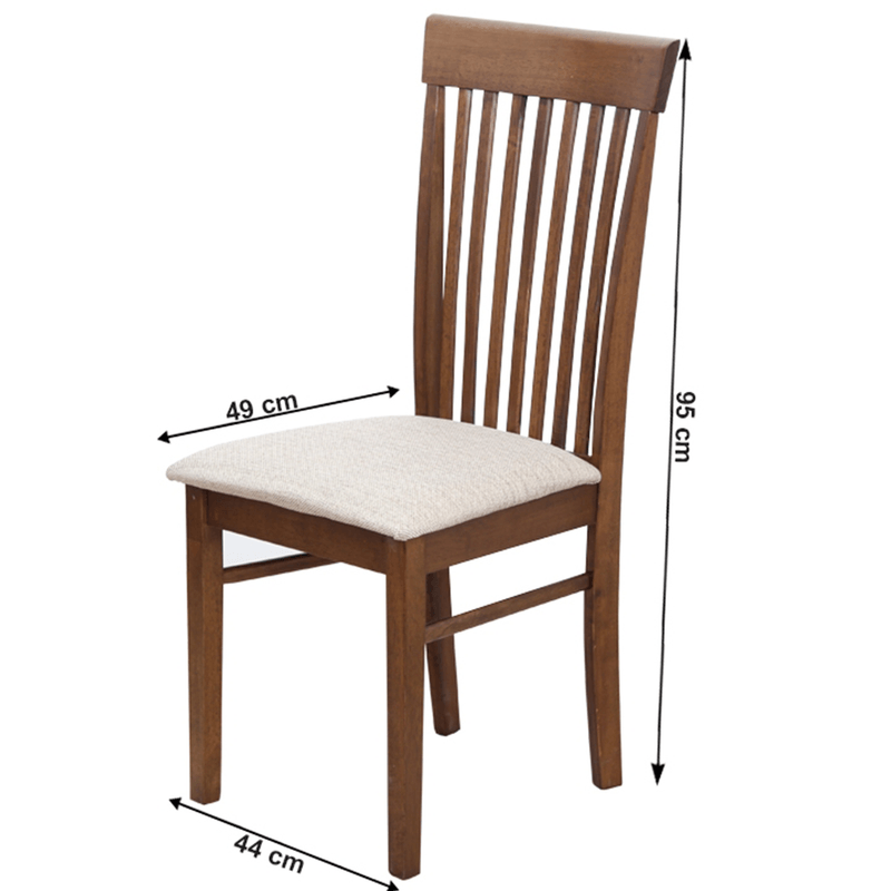 Casa si Gradina - Mobilier - Scaune si fotolii - Scaune - Scaun, nuc/tesatura maro deschis, ASTRO NEW - Infinity.ro