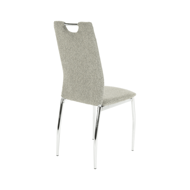 Casa si Gradina - Mobilier - Scaune si fotolii - Scaune - Scaun bucatarie, material textil bej/crom, OLIVA NEW - Infinity.ro