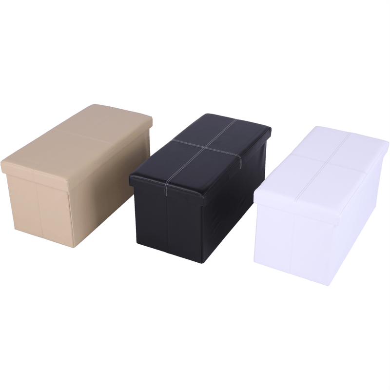 Casa si Gradina - Mobilier - Scaune si fotolii - Tabureti - Taburet pliabil, piele eco maro, IMRA - Infinity.ro