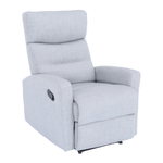 Casa si Gradina - Mobilier - Scaune si fotolii - Fotolii - Fotoliu pentru relaxare, material textil gri deschis, SILAS - Infinity.ro