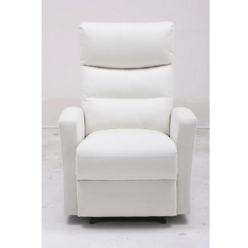 Casa si Gradina - Mobilier - Scaune si fotolii - Fotolii - Fotoliu pentru relaxare, piele ecologica alb, SILAS - Infinity.ro