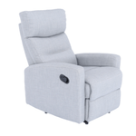 Casa si Gradina - Mobilier - Scaune si fotolii - Fotolii - Fotoliu pentru relaxare, material textil gri deschis, SILAS - Infinity.ro