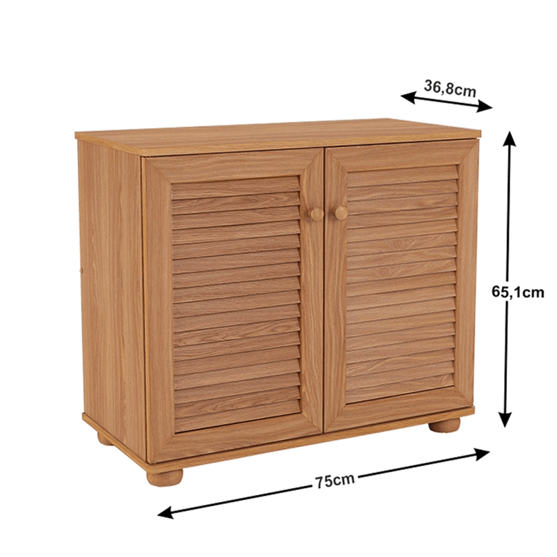 Casa si Gradina - Mobilier - Dulapuri si sifoniere - Dulapuri pantofi - Pantofar, MDF laminat, natural, FP 01 - Infinity.ro