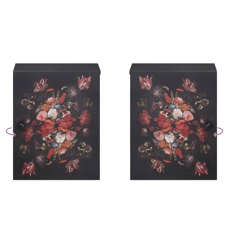Casa si Gradina - Mobilier - Mobilier baie - Comode baie - Dulap suspendat Pe perete cu usa Multicolour 38 x 33,5 x 48 cm - Infinity.ro