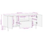 Casa si Gradina - Mobilier - Dulapuri si sifoniere - Dulapuri - Dulapuri de depozitare cu sertar Multicolour 105 x 33,5 x 46 cm - Infinity.ro
