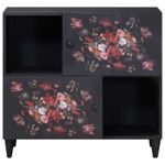 Casa si Gradina - Mobilier - Dulapuri si sifoniere - Dulapuri - Dulapuri de depozitare cu usa Multicolour 80 x 33,5 x 75 cm - Infinity.ro