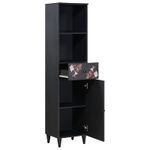 Casa si Gradina - Mobilier - Mobilier baie - Comode baie - Dulap de Baie cu sertar cu usa Multicolour 38 x 33,5 x 160 cm - Infinity.ro