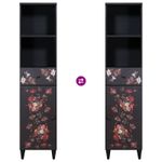 Casa si Gradina - Mobilier - Mobilier baie - Comode baie - Dulap de Baie cu sertar cu usa Multicolour 38 x 33,5 x 160 cm - Infinity.ro