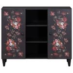 Casa si Gradina - Mobilier - Dulapuri si sifoniere - Dulapuri - Dulapuri de depozitare cu usa Multicolour 90 x 33,5 x 75 cm - Infinity.ro