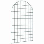 Casa si Gradina - Gradina si terasa - Garduri, panouri si accesorii - Set gard pentru iaz 8 pcs Verde 50 x 80 cm Otel - Infinity.ro