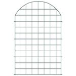 Casa si Gradina - Gradina si terasa - Garduri, panouri si accesorii - Set gard pentru iaz 8 pcs Verde 50 x 80 cm Otel - Infinity.ro