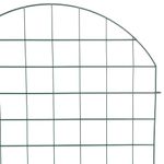 Casa si Gradina - Gradina si terasa - Garduri, panouri si accesorii - Set gard pentru iaz 8 pcs Verde 50 x 80 cm Otel - Infinity.ro