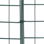 Casa si Gradina - Gradina si terasa - Garduri, panouri si accesorii - Set gard pentru iaz 8 pcs Verde 50 x 80 cm Otel - Infinity.ro