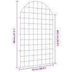 Casa si Gradina - Gradina si terasa - Garduri, panouri si accesorii - Set gard pentru iaz 8 pcs Verde 50 x 80 cm Otel - Infinity.ro