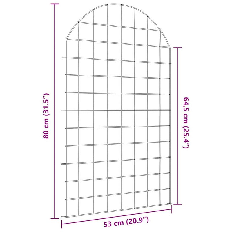 Casa si Gradina - Gradina si terasa - Garduri, panouri si accesorii - Set gard pentru iaz 8 pcs Verde 50 x 80 cm Otel - Infinity.ro