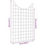 Casa si Gradina - Gradina si terasa - Garduri, panouri si accesorii - Set gard pentru iaz 8 pcs Verde 50 x 80 cm Otel - Infinity.ro