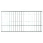 Casa si Gradina - Gradina si terasa - Garduri, panouri si accesorii - Set gard pentru iaz 5 pcs Verde 100 x 50 cm Otel - Infinity.ro