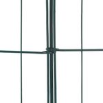 Casa si Gradina - Gradina si terasa - Garduri, panouri si accesorii - Set gard pentru iaz 5 pcs Verde 100 x 50 cm Otel - Infinity.ro