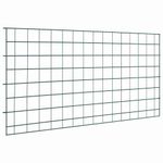 Casa si Gradina - Gradina si terasa - Garduri, panouri si accesorii - Set gard pentru iaz 5 pcs Verde 100 x 50 cm Otel - Infinity.ro