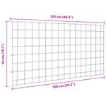 Casa si Gradina - Gradina si terasa - Garduri, panouri si accesorii - Set gard pentru iaz 5 pcs Verde 100 x 50 cm Otel - Infinity.ro