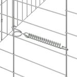 Petshop - Accesorii petshop - Culcusuri si custi - Custi interior si exterior - Custodie pentru iepuri Argintiu 400 x 78 x 78 cm - Infinity.ro