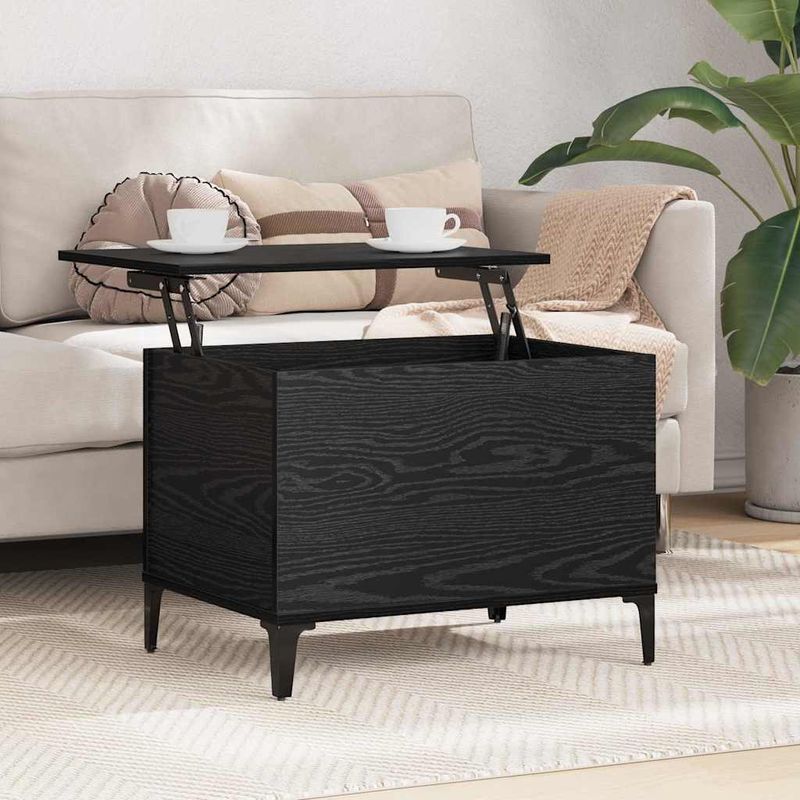 Casa si Gradina - Mobilier - Mese si birouri - Masute de cafea - Masa de cafea Stejar Negru 60 x 44,5 x 45 cm Lemn compozit - Infinity.ro