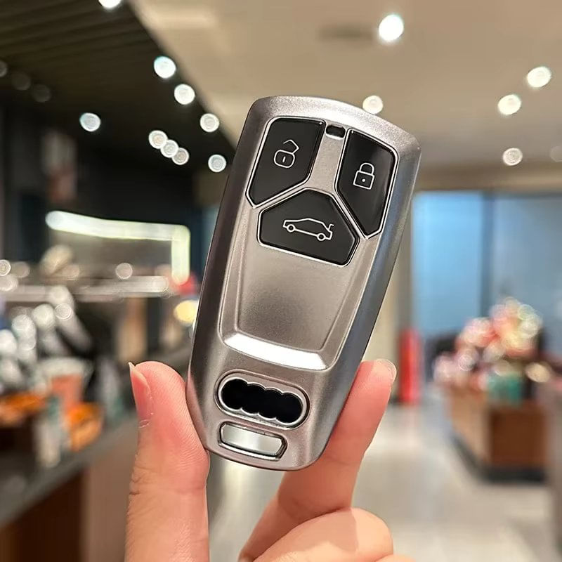 Auto si Moto - Electrice auto - Alte accesorii electrice auto - Husa pentru cheie Audi A4 B9 A5 A6 8S 8W Q5 Q7 4M S4 S5 S7 TT TTS TFSI RS - Infinity.ro