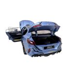 Jucarii, Copii si Bebe - Jucarii si jocuri - Vehicule si jucarii cu telecomanda - Masinute - Macheta BMW M8 Gran Coupe albastru MHB 800 1:32 replica metal lumini si sunete, fum, usi deschise - Infinity.ro