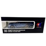 Jucarii, Copii si Bebe - Jucarii si jocuri - Vehicule si jucarii cu telecomanda - Masinute - Macheta BMW M8 Gran Coupe albastru MHB 800 1:32 replica metal lumini si sunete, fum, usi deschise - Infinity.ro