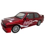 Jucarii, Copii si Bebe - Jucarii si jocuri - Vehicule si jucarii cu telecomanda - Masinute - Macheta BMW E30 M3 Coca-Cola 1:24 replica metal lumini si sunete, deschide usile si capotele - Infinity.ro