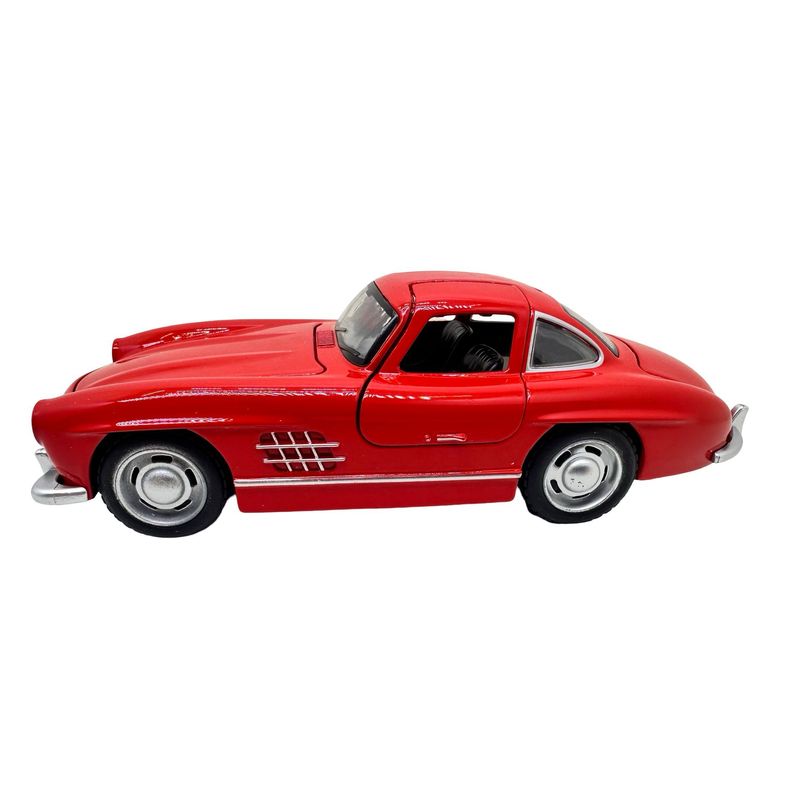 Jucarii, Copii si Bebe - Jucarii si jocuri - Vehicule si jucarii cu telecomanda - Masinute - Macheta Mercedes-Benz 300SL Gullwing rosu 1/36 sunete, lumini, deschide usile si capotele - Infinity.ro