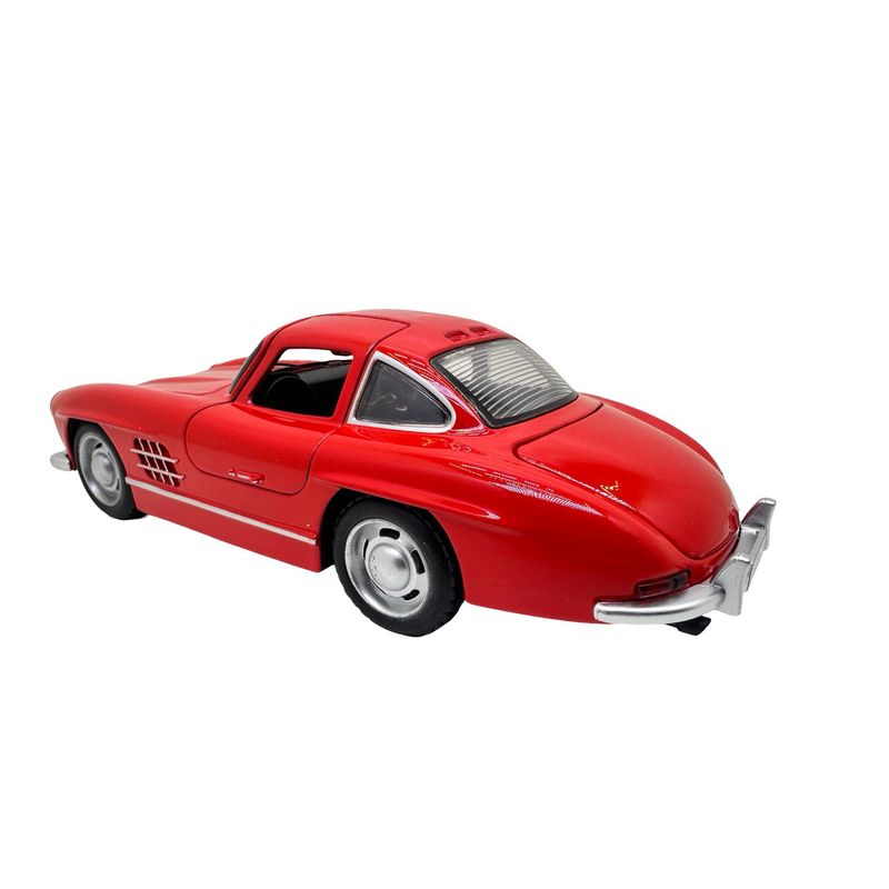 Jucarii, Copii si Bebe - Jucarii si jocuri - Vehicule si jucarii cu telecomanda - Masinute - Macheta Mercedes-Benz 300SL Gullwing rosu 1/36 sunete, lumini, deschide usile si capotele - Infinity.ro