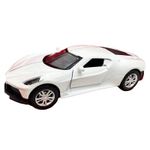 Jucarii, Copii si Bebe - Jucarii si jocuri - Vehicule si jucarii cu telecomanda - Masinute - Macheta Bugatti Chiron alb metal 1:43 cu usi deschise, lumini si sunete - Infinity.ro