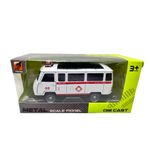 Jucarii, Copii si Bebe - Jucarii si jocuri - Vehicule si jucarii cu telecomanda - Masinute - Macheta UAZ Ambulanta Metalica cu sunete, lumini, deschide usile 1/36 - Infinity.ro