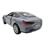 Jucarii, Copii si Bebe - Jucarii si jocuri - Vehicule si jucarii cu telecomanda - Masinute - Macheta BMW M8 Coupe Gri 1:32 replica metal lumini si sunete, usi deschise - Infinity.ro