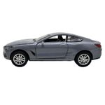 Jucarii, Copii si Bebe - Jucarii si jocuri - Vehicule si jucarii cu telecomanda - Masinute - Macheta BMW M8 Coupe Gri 1:32 replica metal lumini si sunete, usi deschise - Infinity.ro