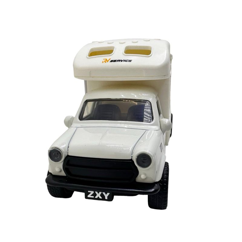 Jucarii, Copii si Bebe - Jucarii si jocuri - Vehicule si jucarii cu telecomanda - Masinute - Macheta Autorulota alba APEX RV - Metal Die-Cast Detasabila - Infinity.ro