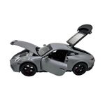 Jucarii, Copii si Bebe - Jucarii si jocuri - Vehicule si jucarii cu telecomanda - Masinute - Macheta Porsche Turbo gri scara 1:22 cu lumini, sunete si efect de aburi - Infinity.ro