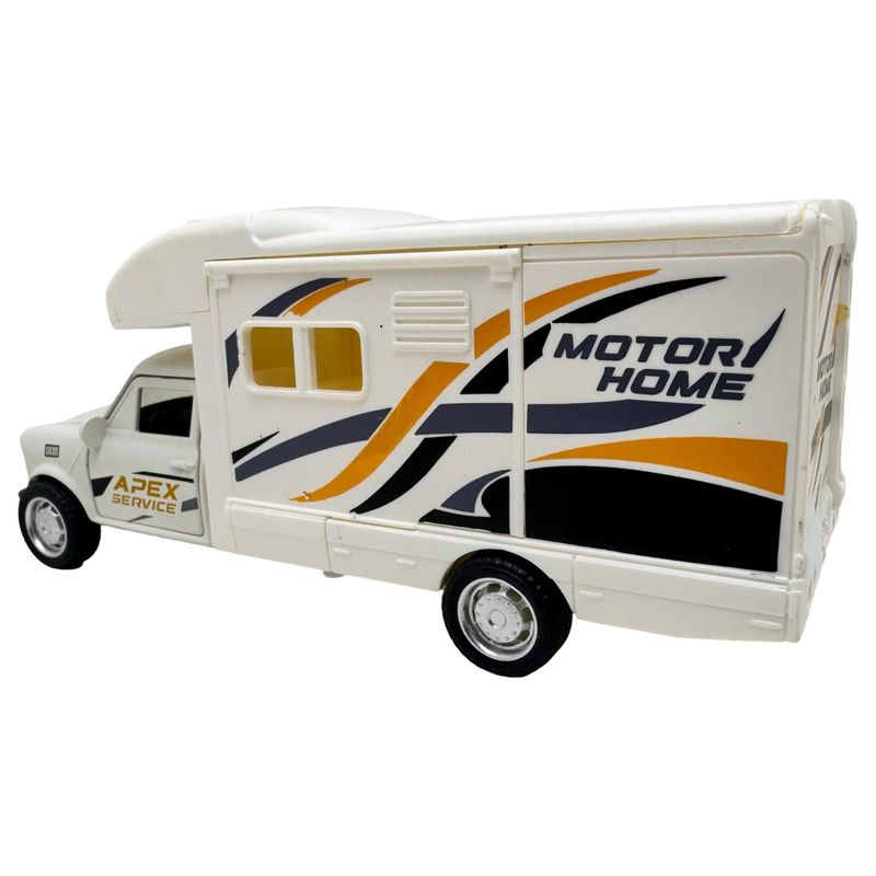 Jucarii, Copii si Bebe - Jucarii si jocuri - Vehicule si jucarii cu telecomanda - Masinute - Macheta Autorulota alba APEX RV - Metal Die-Cast Detasabila - Infinity.ro