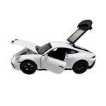 Jucarii, Copii si Bebe - Jucarii si jocuri - Vehicule si jucarii cu telecomanda - Masinute - Macheta Porsche Turbo alb scara 1:22 cu lumini, sunete si efect de aburi - Infinity.ro