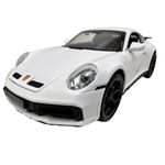 Jucarii, Copii si Bebe - Jucarii si jocuri - Vehicule si jucarii cu telecomanda - Masinute - Macheta Porsche Turbo alb scara 1:22 cu lumini, sunete si efect de aburi - Infinity.ro