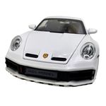 Jucarii, Copii si Bebe - Jucarii si jocuri - Vehicule si jucarii cu telecomanda - Masinute - Macheta Porsche Turbo alb scara 1:22 cu lumini, sunete si efect de aburi - Infinity.ro