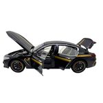 Jucarii, Copii si Bebe - Jucarii si jocuri - Vehicule si jucarii cu telecomanda - Masinute - Macheta BMW M8 Gran Coupe negru MHB 800 1:32 replica metal lumini si sunete, fum, usi deschise - Infinity.ro