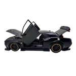 Jucarii, Copii si Bebe - Jucarii si jocuri - Vehicule si jucarii cu telecomanda - Masinute - Macheta Dodge SRT Hellcat negru 1:32 - Replica metal cu lumini, usi si capota functionale - Infinity.ro