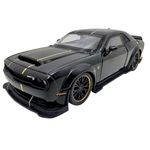 Jucarii, Copii si Bebe - Jucarii si jocuri - Vehicule si jucarii cu telecomanda - Masinute - Macheta Dodge SRT Hellcat negru 1:32 - Replica metal cu lumini, usi si capota functionale - Infinity.ro
