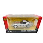 Jucarii, Copii si Bebe - Jucarii si jocuri - Vehicule si jucarii cu telecomanda - Masinute - Macheta clasica de curse Ferrari Dino argintiu #46, replica metal scara 1:32 cu lumini, sunete si usi deschise - Infinity.ro