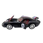 Jucarii, Copii si Bebe - Jucarii si jocuri - Vehicule si jucarii cu telecomanda - Masinute - Macheta clasica de curse Ferrari Dino negru #46, replica metal scara 1:32 cu lumini, sunete si usi deschise - Infinity.ro