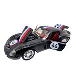 Jucarii, Copii si Bebe - Jucarii si jocuri - Vehicule si jucarii cu telecomanda - Masinute - Macheta clasica de curse Ferrari Dino negru #46, replica metal scara 1:32 cu lumini, sunete si usi deschise - Infinity.ro