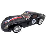Jucarii, Copii si Bebe - Jucarii si jocuri - Vehicule si jucarii cu telecomanda - Masinute - Macheta clasica de curse Ferrari Dino negru #46, replica metal scara 1:32 cu lumini, sunete si usi deschise - Infinity.ro