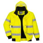 Casa si Gradina - Constructii - Echipamente de lucru - Imbracaminte protectia muncii - Jacheta de protectie 3 in 1 Hi-Vis Bomber Portwest- C467 XXL Galben - Infinity.ro